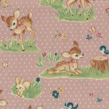 Bambi Vintage from unno Japanese NN2302 Col 11B Dusky Pink