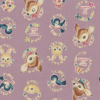 Bambi Vintage from unno Japanese NN2305 Col 11 Dusky Mauve