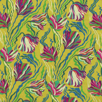 Botanica by Sally Kelly for Windham Fabrics 540144 Chartreuse