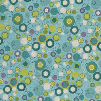 Bubble Dot Basics by Leanne Anderson for Henry Glass 9612 Col 11 Duckegg