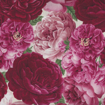 Daydream Garden by Tim Caffey for Wilmington Prints Patt 50012 Col 372 Roses