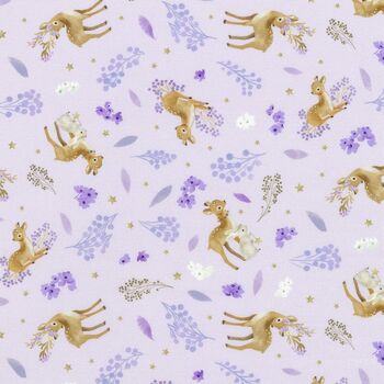 Deer Wilds by Robert Kaufman Design AQOD  22717   Lavender