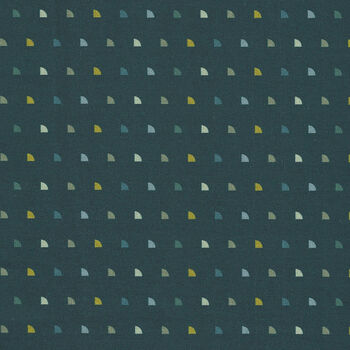 Evolve by Suzy Quilts From AGF Fabrics EVO60400 Tiny Moon Nova Teal