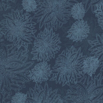 Floral Elements by AGF Fabrics FE538 Nocturne