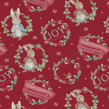 Peter Rabbit Beatrix Potter For Visage Textiles Fabric 326201 Love Peter