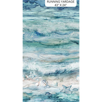 Sea Breeze by Deborah Edwards for Northcott Fabric DP27096 Co42 Sea Scape