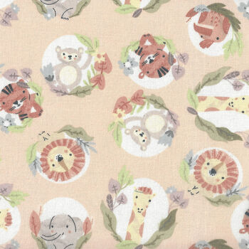 Sweet Savanna  Animal Smiles by 3 Wishes 20853  Color D Peach