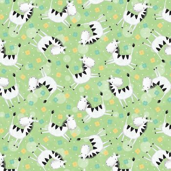 Sweet  Safari by Victoria Hutto for StudioE Fabrics 7239 016 Color 66 Mint 