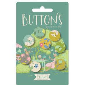 Tilda Sunday Brunch Buttons 400068 16mm  