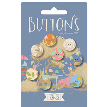 Tilda Sunday Brunch Buttons 400069 14mm  