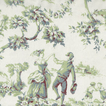 Yuwa Live Life Collection Made in Japan VOILE Design 394009 Colour C Green Toile