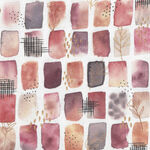 Desert Blooms by Laura Marshall For P&B Fabric DBLO # 05211 Col. White .