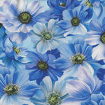 Fresh Bouquet by Michael Miller Designs CX 10231-Blue-D.
