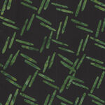 Hoffman Batik Cotton Fabric 1069 - 740 Black & Green.