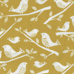 Leafy Meadow by NUTEX Fabrics 80750 Colour 101 Mustard.