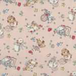 Marshmallow Glitter by KOKKA Fabrics LOA-36040 2A11.Pink.