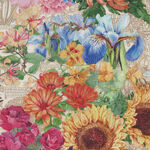 Seeds To Sew by Anne Searle For Robert Kaufman AIGD-22184-238 Garden.