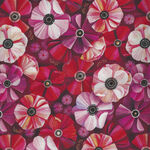 Sunday by Laura Moyer for Figo Fabrics D90630-26 Purple.